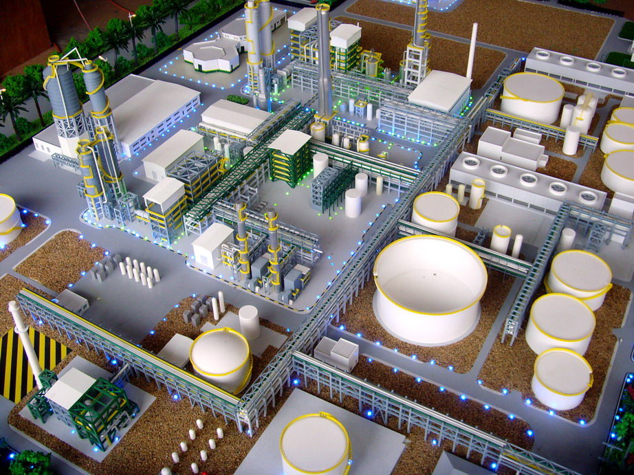珠海BP石油天然气厂区模型案例图片-建筑模型