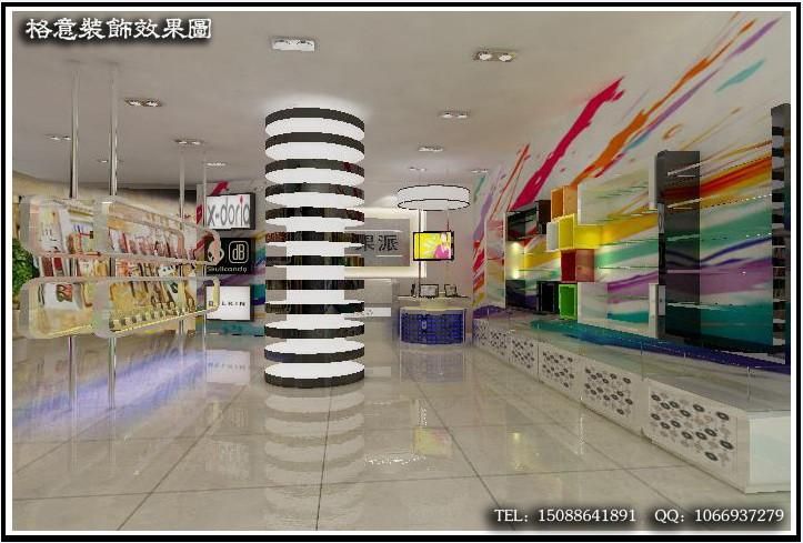 商场效果图制作案例图片-工装效果图制作-工装