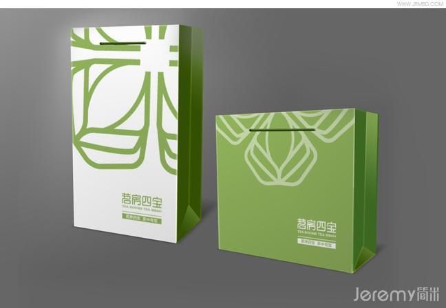 广州茗房四宝茶业视觉识别&包装设计-VI设计