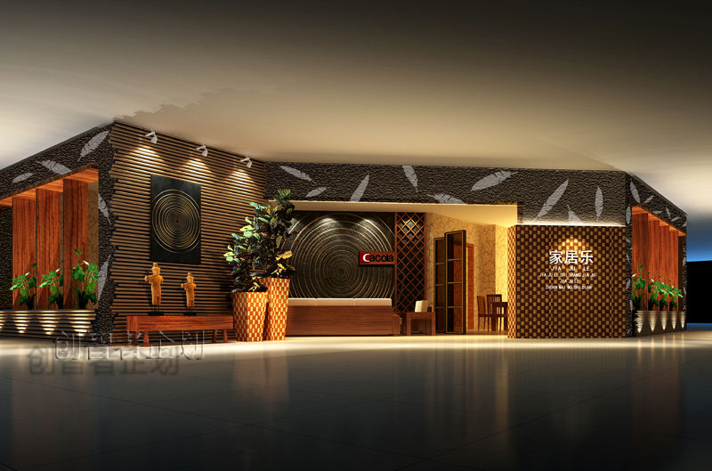 家居乐门头设计案例图片-家居乐-东莞家居乐