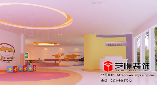郑州早教中心装修-儿童瑜伽馆设计-早教中心装