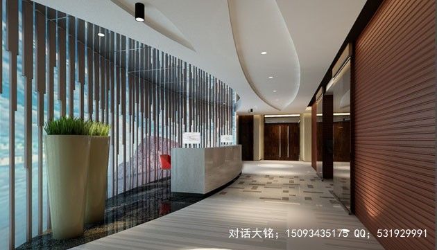 设计装修效果图 办公室设计 办公室装修案例图