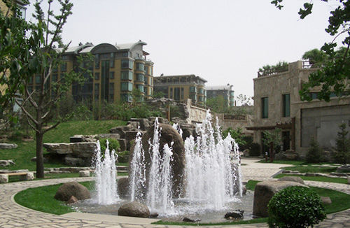 假山喷泉施工队-塑石假山-设计案例 - 仿木制作_塑石假山制作_绿人园林景观的空间 - 红动中国设计空间