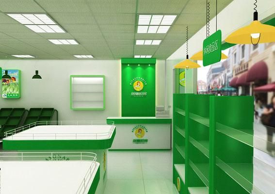 食品专卖店设计、时膳厨房店面设计、上海餐饮