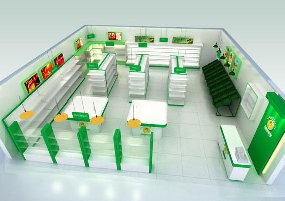 食品专卖店设计、时膳厨房店面设计、上海餐饮