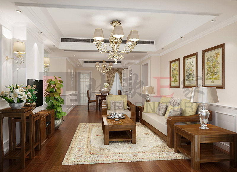 北欧E家 长宁88金廷设计案例-简欧风格-设计案