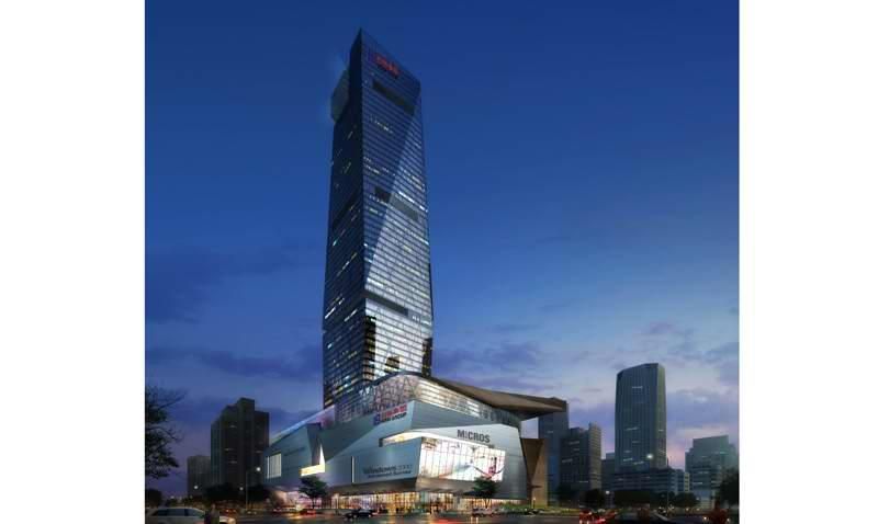 山东青岛利群商业总部基地建筑设计-商业建筑