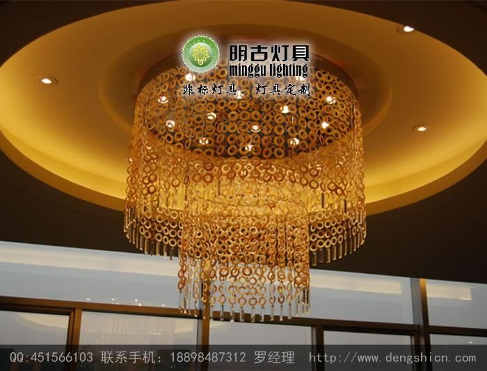 青岛鑫江大酒店照明灯具配置方案-酒店工程灯
