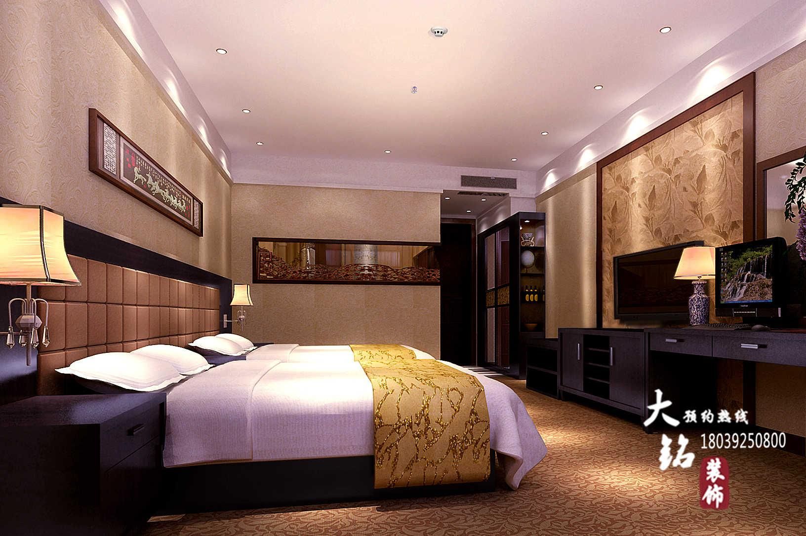 登封五都酒店客房-酒店案例-设计案例 - 设计师