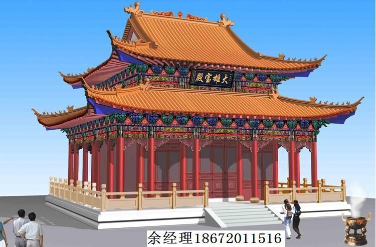 庙宇设计,古建寺庙设计,寺庙规划图设计