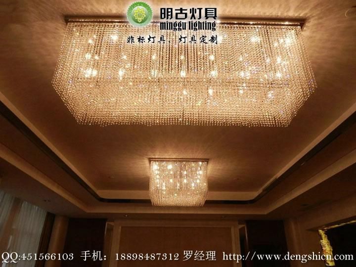 酒店会所走廊过道灯具定制项目-酒店工程灯具