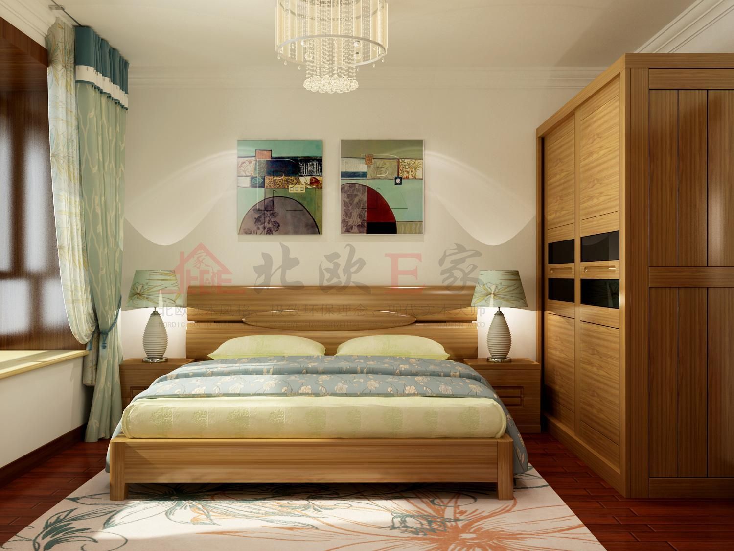 北欧E家 金沙雅苑 设计案例-现代风格-设计案例