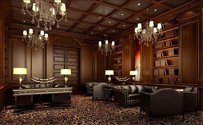 高尔夫俱乐部私人会所装修效果图鉴赏