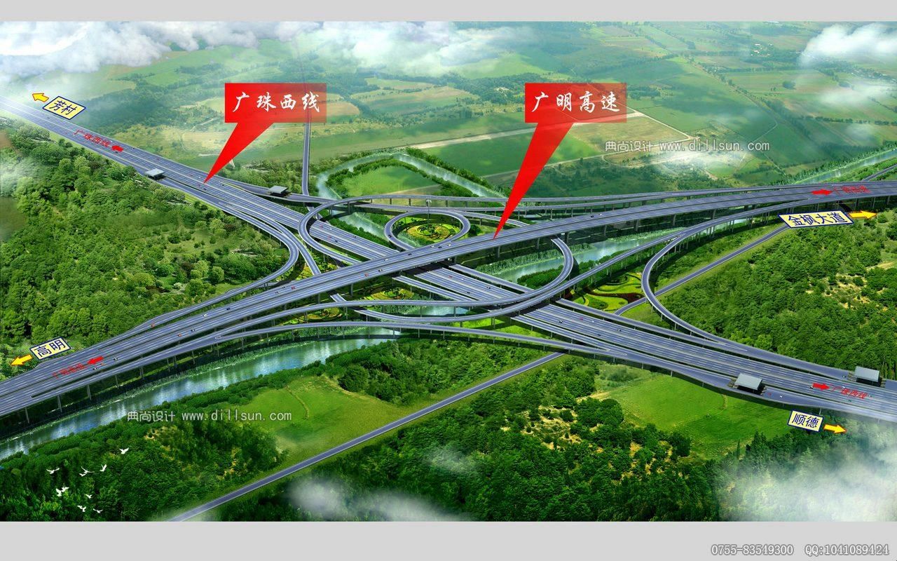 互通立交效果图0491011图片