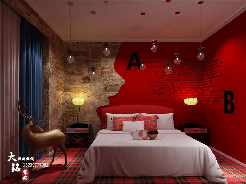 郑州情侣酒店装修设计公司-西安酒店设计规划