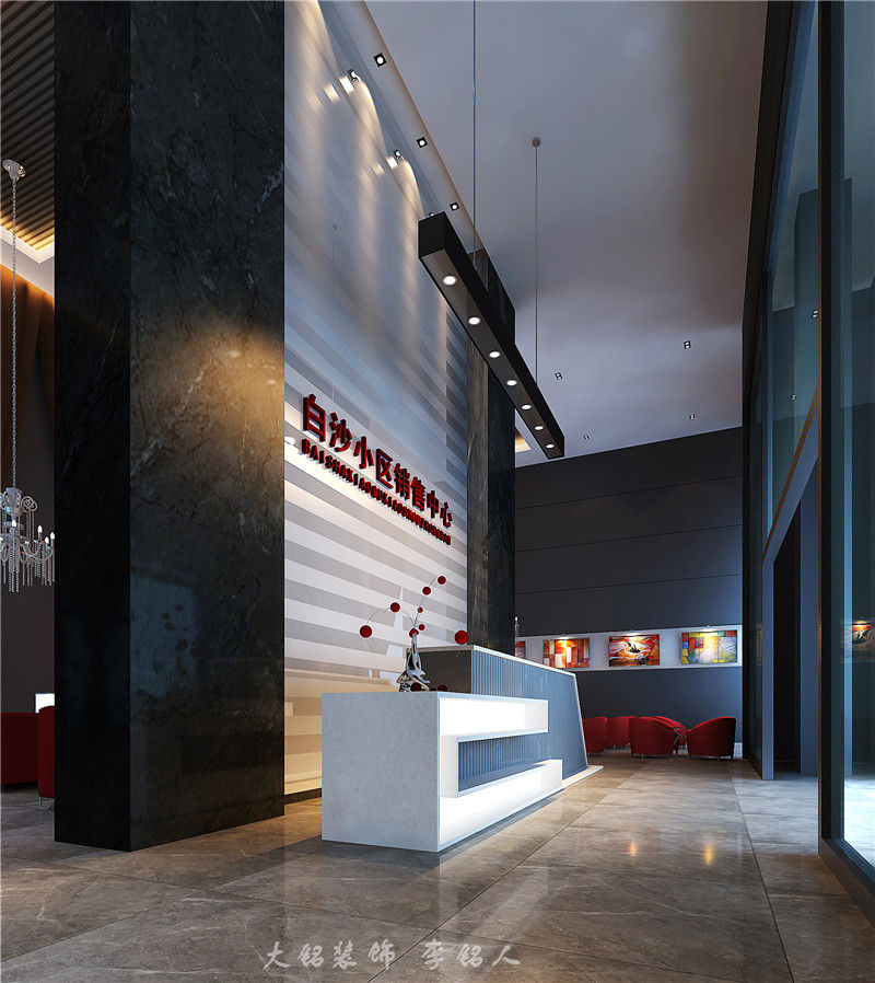 郑州白沙售楼部装修设计-售楼部设计公司-设计