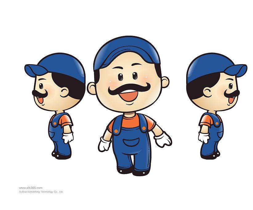 蜜蜂设计团队作品\/闪发车卡通形象设计-动漫设