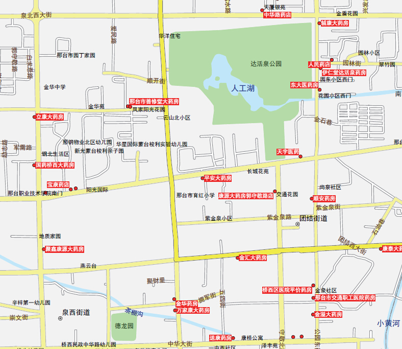 潍坊市区奎文区地图
