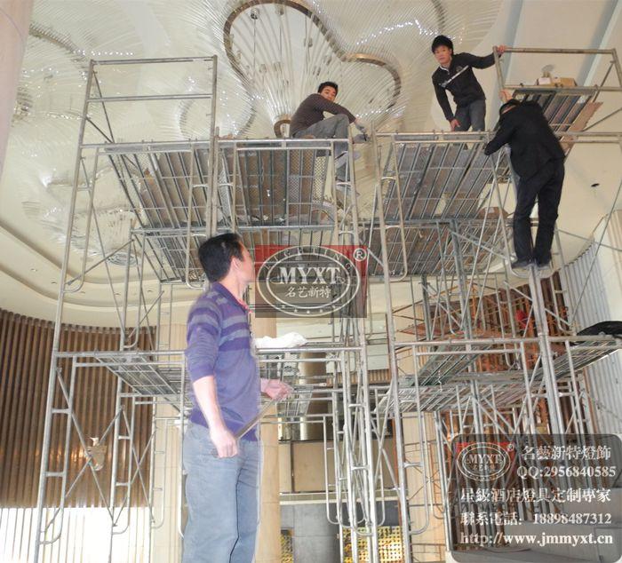 厦门五星级威斯汀酒店工程灯具定制设计安装项