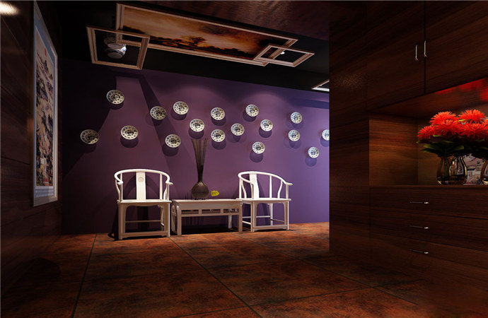 自贡特色私房菜餐厅-成都餐厅装修-设计案例 -