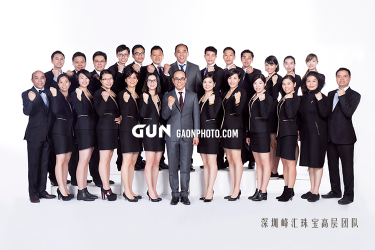 中国民生银行团队形象照谜视觉|中国民生银行