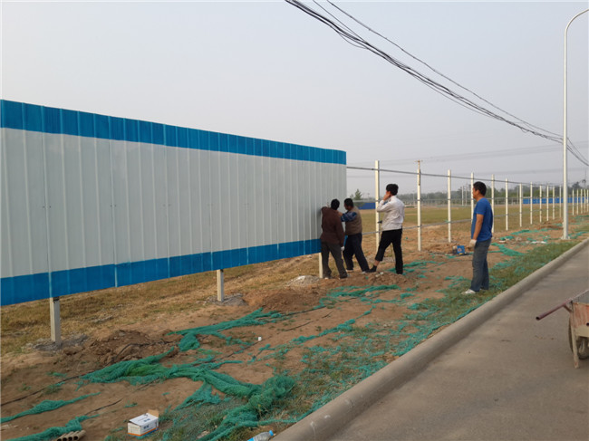 围挡施工工艺|工地围挡广告|围挡施工方案-围挡