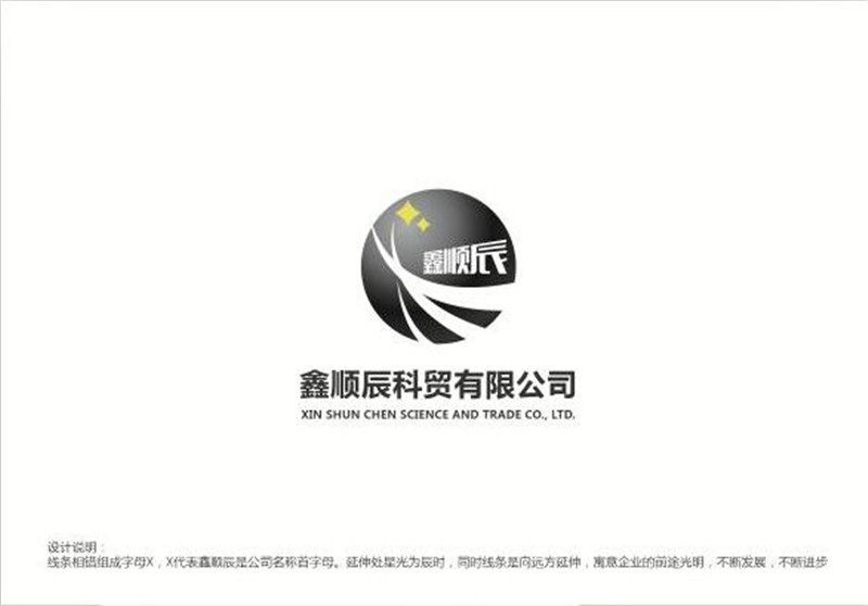 鑫顺辰科贸有限公司logo 名片