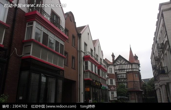 街区欧式房屋
