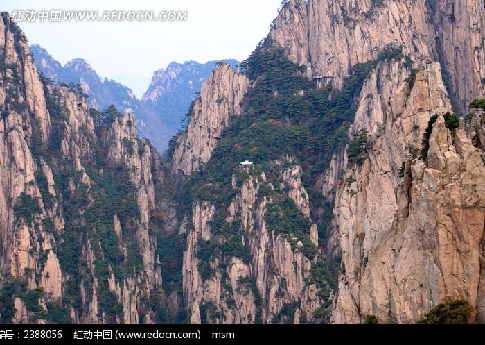 原创摄影图 自然风景 山峰山脉 黄山山峰险峻陡峭
