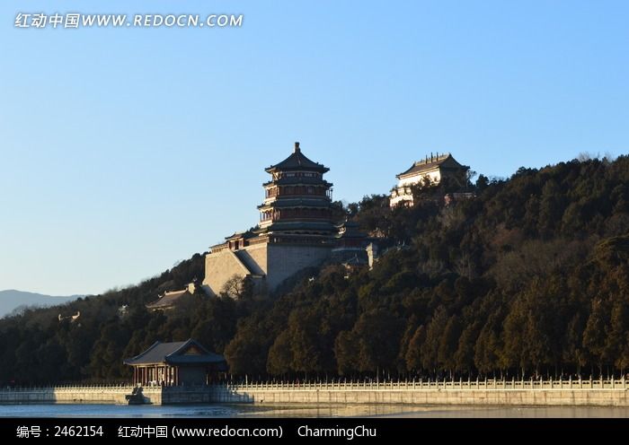 颐和园万寿山及佛香阁