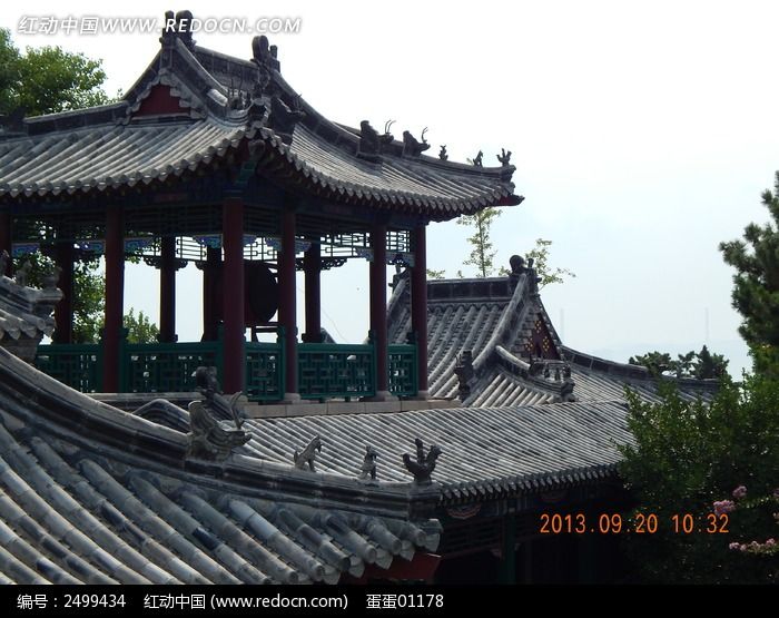 刘公岛上的古建筑高清图片下载_红动网