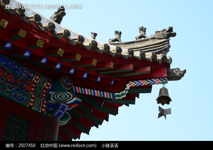 原创摄影图 建筑摄影 教堂寺庙 精致的飞檐特拍