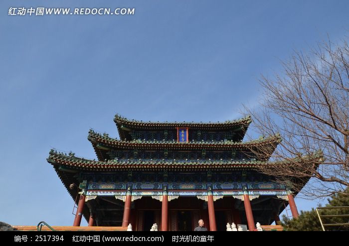 北京景山古建筑图片_建筑摄影图片图片