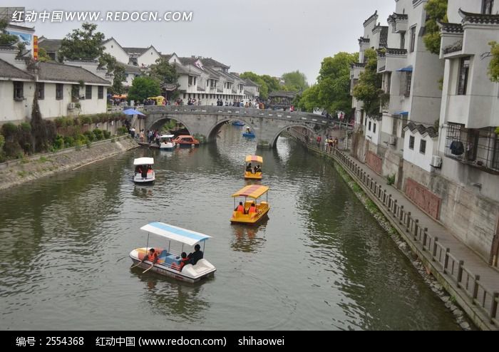 三河古镇河道建筑