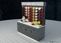 靠墙展柜