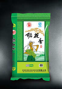 稻花香大米包装设计欣赏