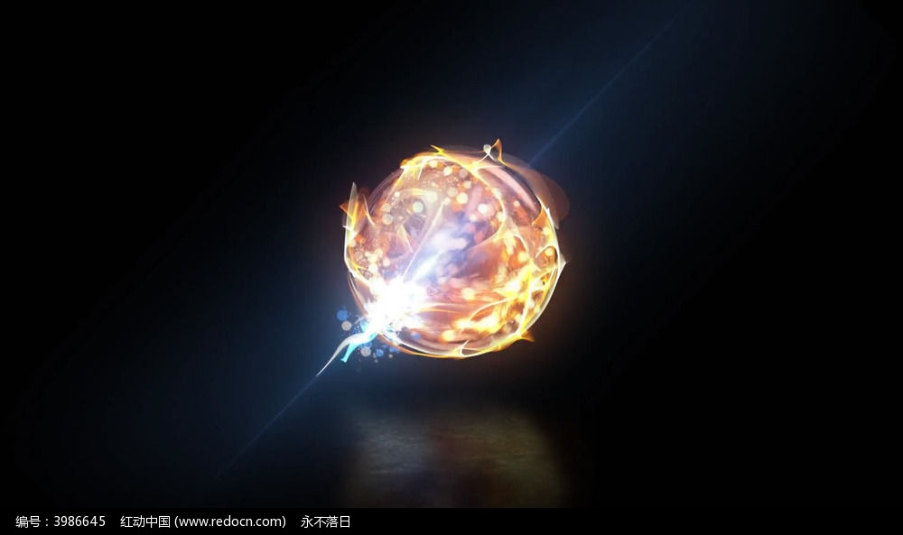 绚丽粒子球标志展示ae模板_视频素材\/片头片尾\/AE模板图片素材