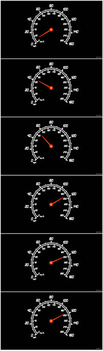 车速表转速动画效果视频