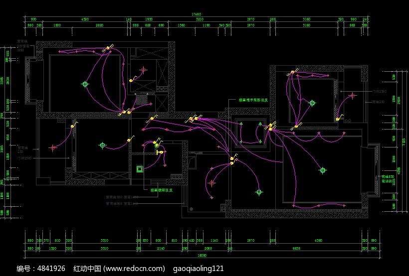 开关线路祥图 开关施工图