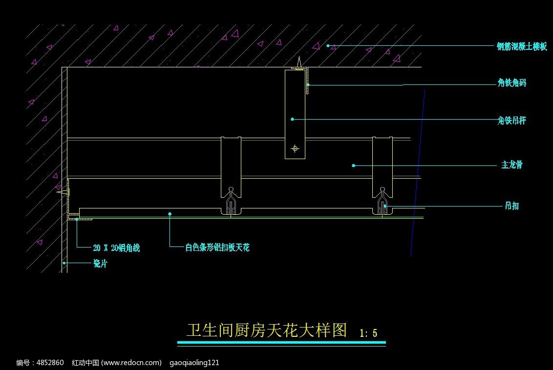 欧式线条大样节点图