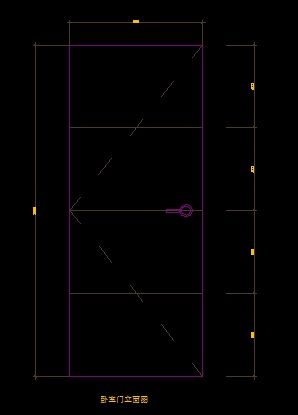 卧室门立面图块_CAD图纸图片素材cad2006安装之后不开打图片
