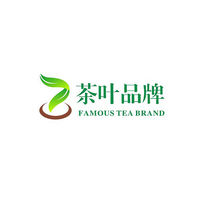 简洁茶叶品牌logo