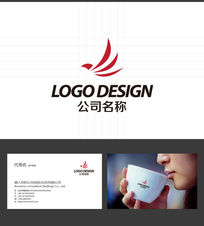 飞鸟LOGO标志设计