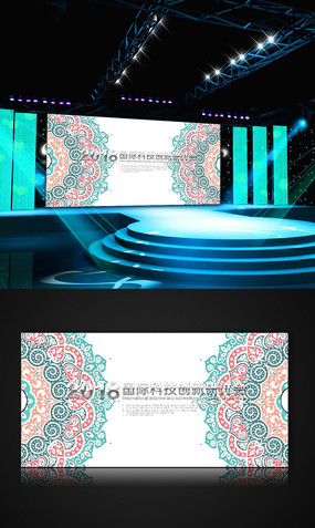 炫光音乐会酒会展板背景