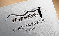 企业logo茶马古道设计