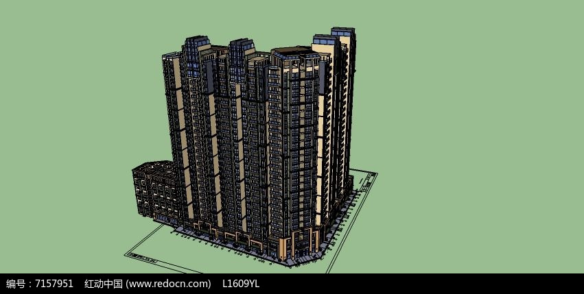 沿街转角建筑