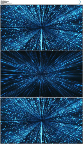 粒子光纤隧道穿梭led视频素材