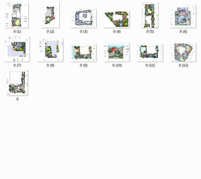 庭院设计手绘平面图