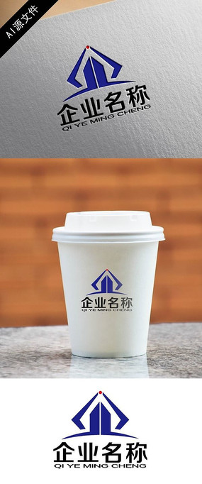 圆形建筑公司logo