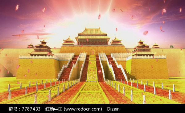 向天再借五百年大气宫殿视频mpg素材下载_动